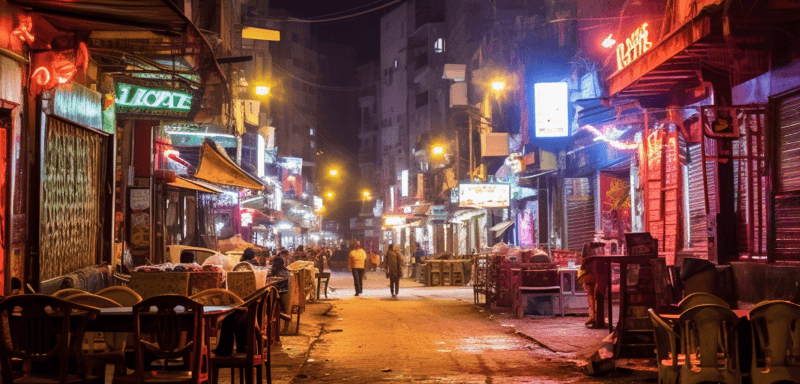 Nachtleben in Kairo